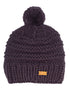 BIG LOVE Merino Wool Beanie - Dark Purple
